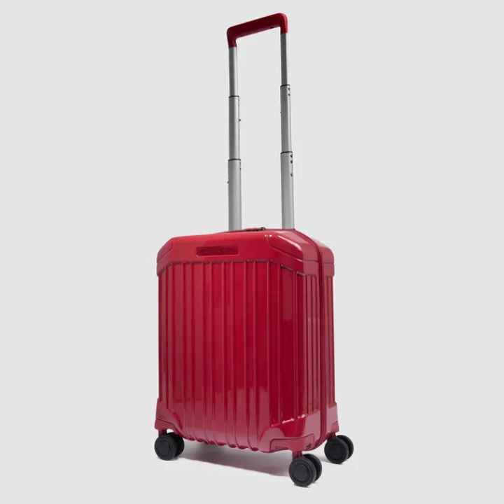 Transavia Trolleys|Handbagage Trolleys>Piquadro PQ-Light Underseater red