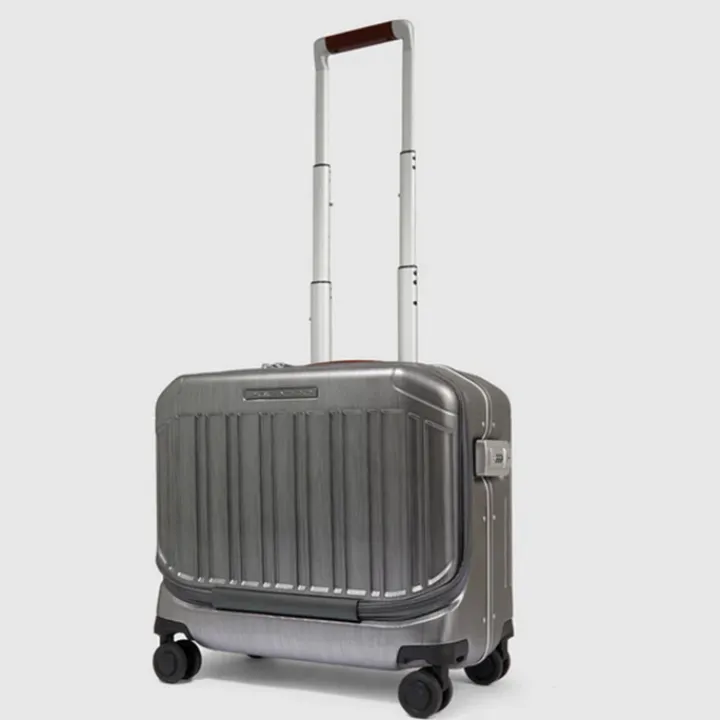 Handbagage Trolleys|Laptop Trolleys>Piquadro PQLM Laptop Trolley 15.6" anthracite