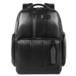 15.6 Inch Laptoptassen|Laptop Rugzakken>Piquadro Urban Fast-check PC Backpack with iPad Compartment black
