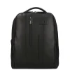 Kleine Rugzakken|14 Inch Laptoptassen>Piquadro Urban Leather Computer Backpack 14" black