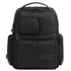 15.6 Inch Laptoptassen|Laptop Rugzakken>Piquadro Zaino Laptop Backpack 15.6 black