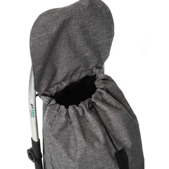 Boodschappen Trolleys|Reistrolleys>Playmarket Go Two Compact Boodschappentrolley jeans