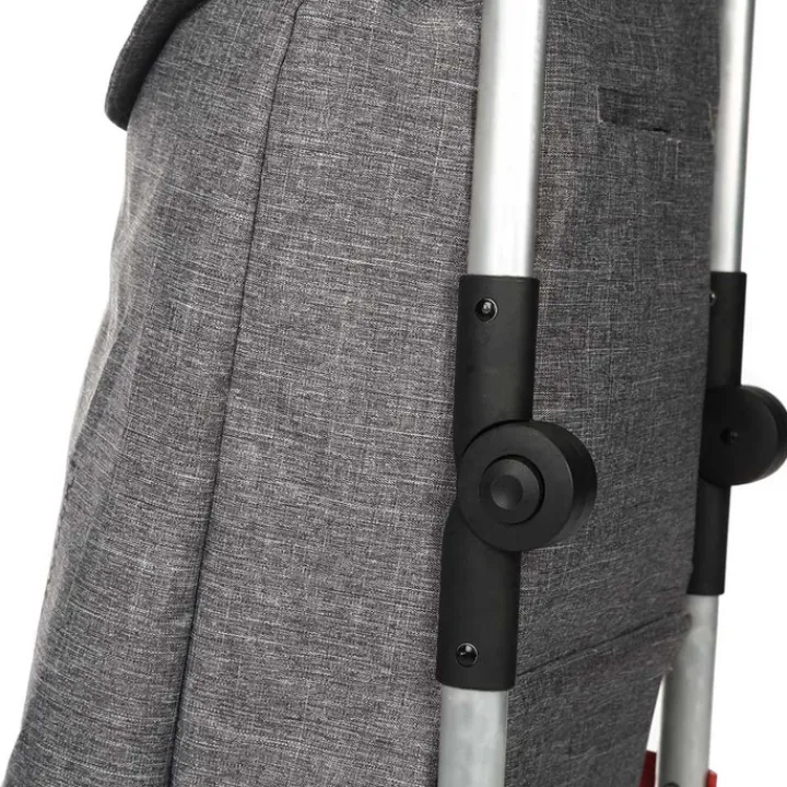 Boodschappen Trolleys|Reistrolleys>Playmarket Go Two Compact Boodschappentrolley jeans