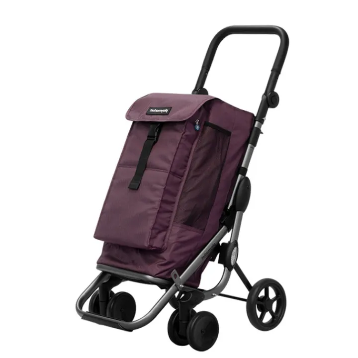 Boodschappen Trolleys|Reistrolleys>Playmarket Go Up Premium Boodschappentrolley paars