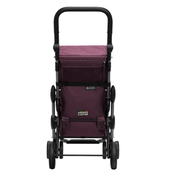 Boodschappen Trolleys|Reistrolleys>Playmarket Go Up Premium Boodschappentrolley paars