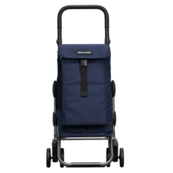 Boodschappen Trolleys|Reistrolleys>Playmarket Go Up Premium Boodschappentrolley blauw
