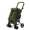 Boodschappen Trolleys|Reistrolleys>Playmarket Go Up Premium Boodschappentrolley groen