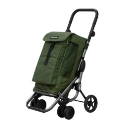 Boodschappen Trolleys|Reistrolleys>Playmarket Go Up Premium Boodschappentrolley groen