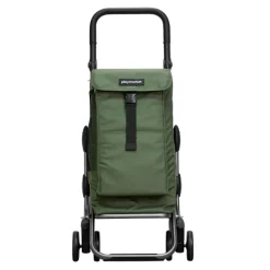 Boodschappen Trolleys|Reistrolleys>Playmarket Go Up Premium Boodschappentrolley groen