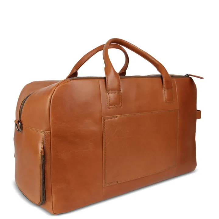 Handbagage Reistassen|Heren Reistassen>Plevier Breccia Weekender cognac