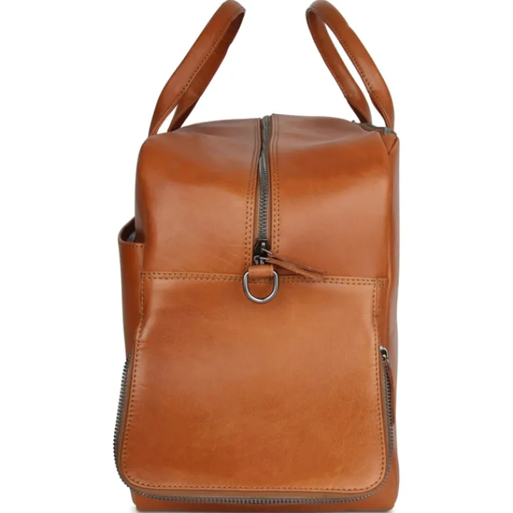 Handbagage Reistassen|Heren Reistassen>Plevier Breccia Weekender cognac
