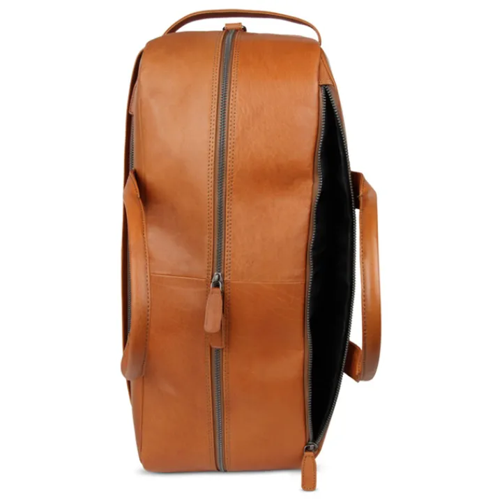 Handbagage Reistassen|Heren Reistassen>Plevier Breccia Weekender cognac