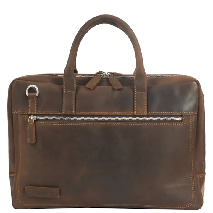 Herentassen|15.6 Inch Laptoptassen>Plevier Coventry Laptopbag 15.6" brown