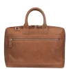 Herentassen|15.6 Inch Laptoptassen>Plevier Cumberland Laptopbag 15.6" cognac