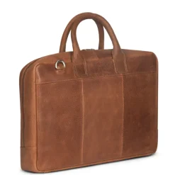Herentassen|15.6 Inch Laptoptassen>Plevier Cumberland Laptopbag 15.6" cognac