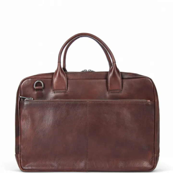 Herentassen|15.6 Inch Laptoptassen>Plevier Larry Laptopbag 15.6" brown