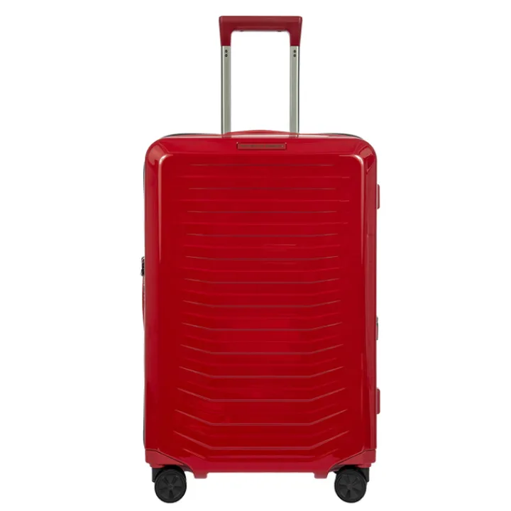 Harde Koffers|Reiskoffers>Porsche Design Roadster Hardcase Spinner Trolley M carmine red shiny