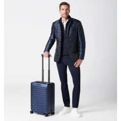 Transavia Trolleys|Handbagage Trolleys>Porsche Design Roadster Hardcase 4W Trolley S dark blue