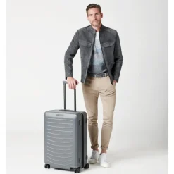 Harde Koffers|Reiskoffers>Porsche Design Roadster Hardcase 4W Trolley M anthracite