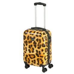 Transavia Trolleys|Klm Trolleys>Princess Traveller Animal Print Cabin Trolley leopard II