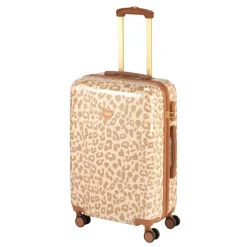 Harde Koffers|Reiskoffers>Princess Traveller Animal Print Medium Trolley leopard