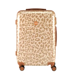 Harde Koffers|Reiskoffers>Princess Traveller Animal Print Medium Trolley leopard