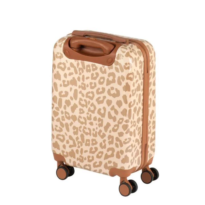 Transavia Trolleys|Klm Trolleys>Princess Traveller Animal Print Cabin Trolley leopard