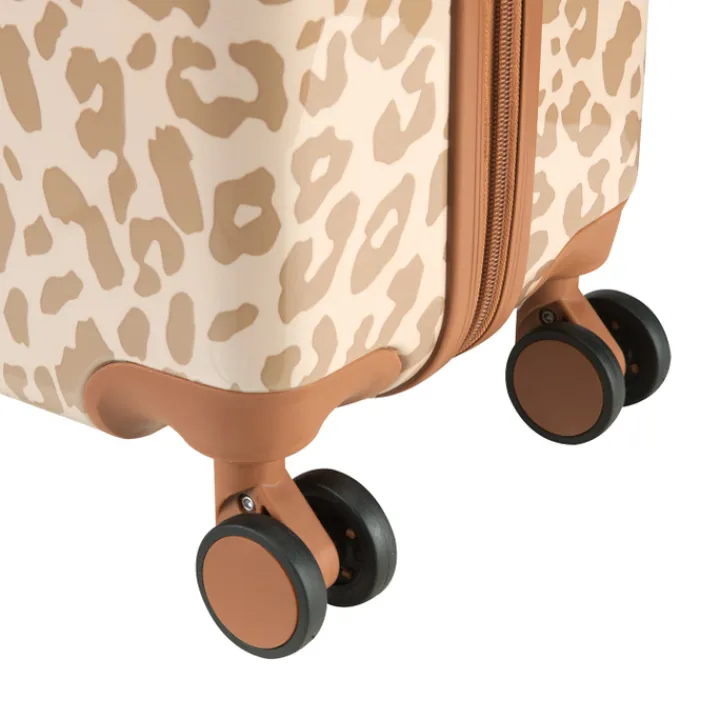 Transavia Trolleys|Klm Trolleys>Princess Traveller Animal Print Cabin Trolley leopard
