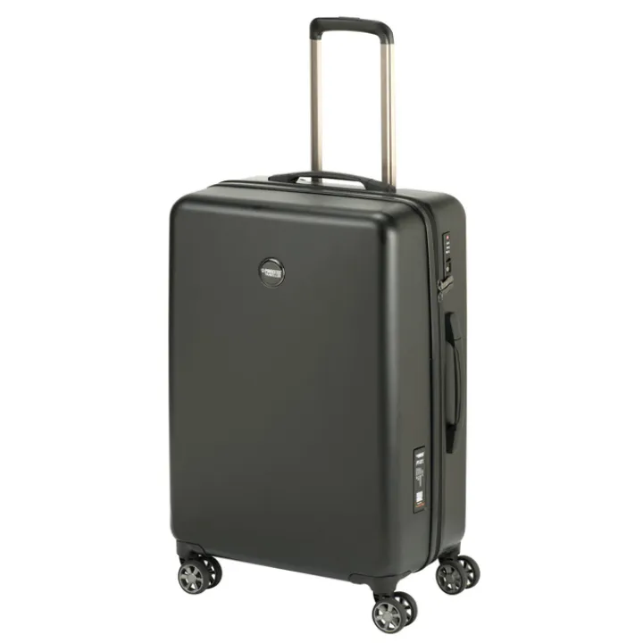 Reistrolleys|Reiskoffers>Princess Traveller PT-01 Deluxe Medium Trolley pitch black