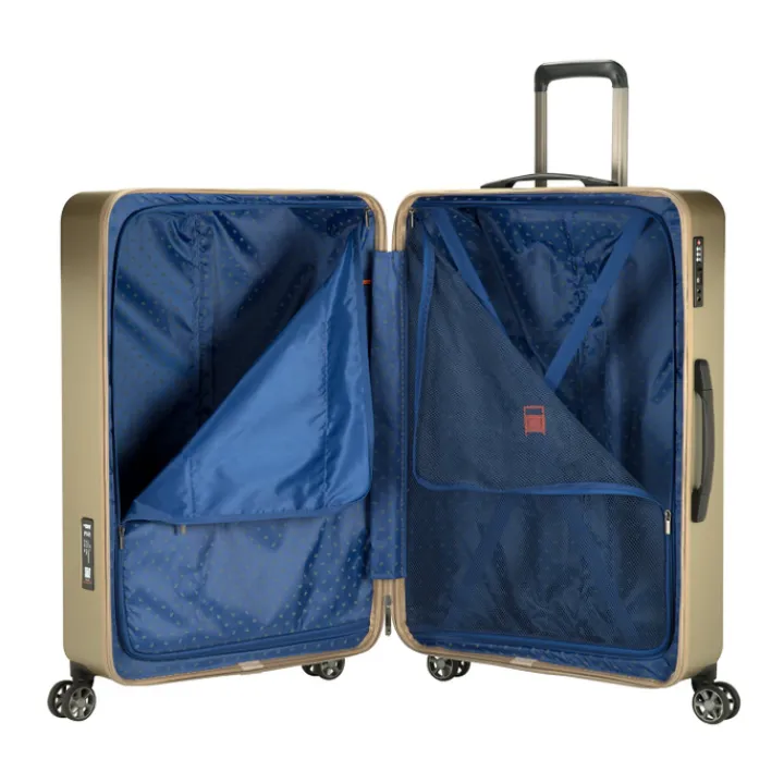 Lichtgewicht Koffers|Harde Koffers>Princess Traveller PT-01 Deluxe Large Trolley pristine bronze
