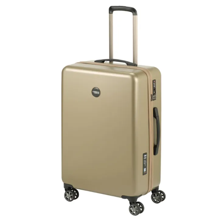 Reistrolleys|Reiskoffers>Princess Traveller PT-01 Deluxe Medium Trolley pristine bronze