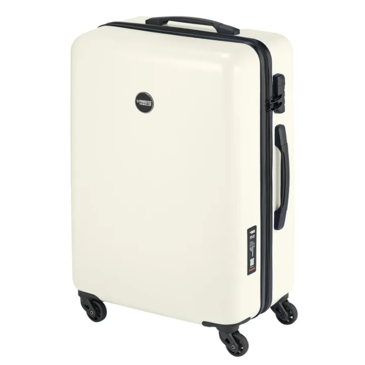 Reistrolleys|Reiskoffers>Princess Traveller PT-01 Medium Trolley pearl white