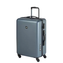 Reistrolleys|Reiskoffers>Princess Traveller PT-01 with Scale Medium Trolley platinum navy