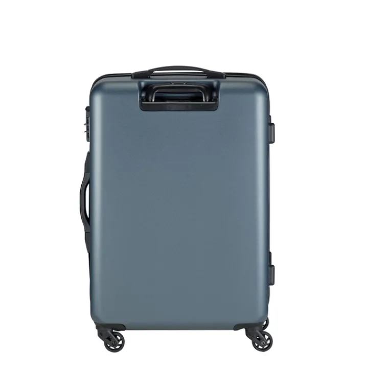 Reistrolleys|Reiskoffers>Princess Traveller PT-01 with Scale Medium Trolley platinum navy