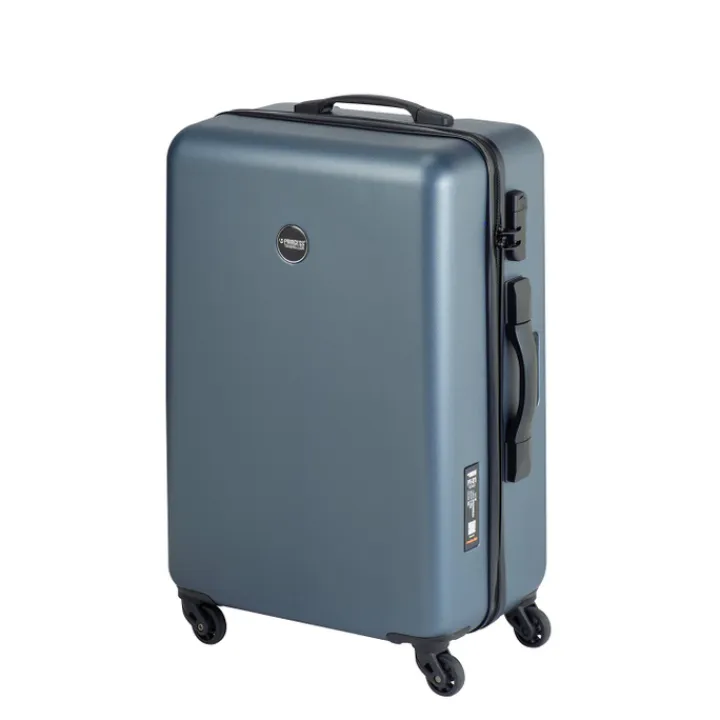 Reistrolleys|Reiskoffers>Princess Traveller PT-01 with Scale Medium Trolley platinum navy