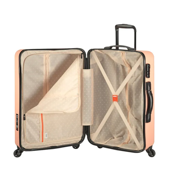Lichtgewicht Koffers|Harde Koffers>Princess Traveller PT-01 with Scale Medium Trolley peony pink