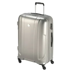 Harde Koffers|Reiskoffers>Princess Traveller Sumatra TSA Recycled PET Trolley L silver