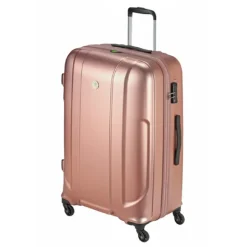 Harde Koffers|Reiskoffers>Princess Traveller Sumatra TSA Recycled PET Trolley L pink