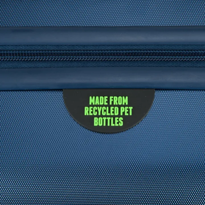 Handbagage Trolleys|Handbagage Koffers>Princess Traveller Sumatra TSA Recycled PET Cabin Trolley S dark blue