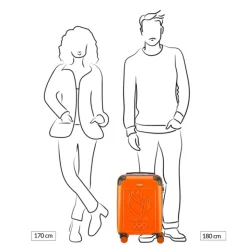 Transavia Trolleys|Klm Trolleys>Princess Traveller TeamNL Cabin Trolley orange