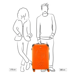 Reistrolleys|Reiskoffers>Princess Traveller TeamNL Large Trolley orange