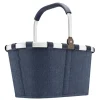 Boodschappentassen>Reisenthel Shopping Carrybag herringbone dark blue