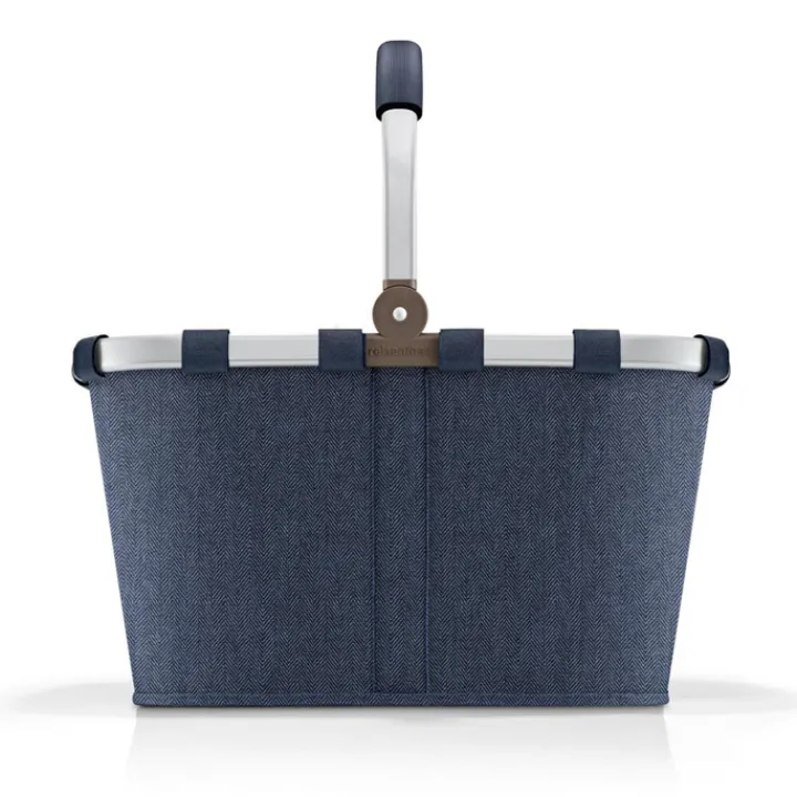 Boodschappentassen>Reisenthel Shopping Carrybag herringbone dark blue