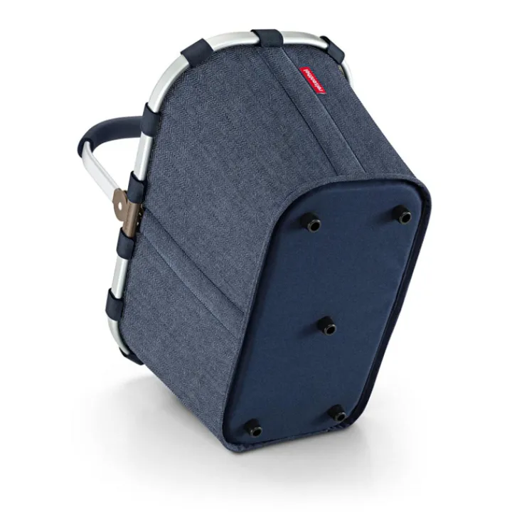 Boodschappentassen>Reisenthel Shopping Carrybag herringbone dark blue