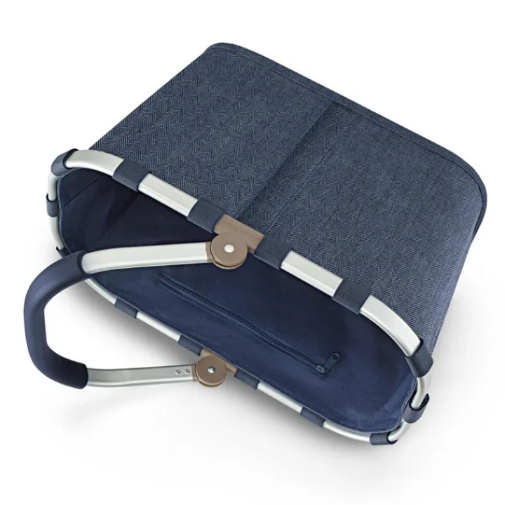 Boodschappentassen>Reisenthel Shopping Carrybag herringbone dark blue