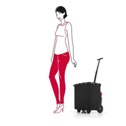 Boodschappen Trolleys|Reistrolleys>Reisenthel Shopping Carrycruiser frame black/black
