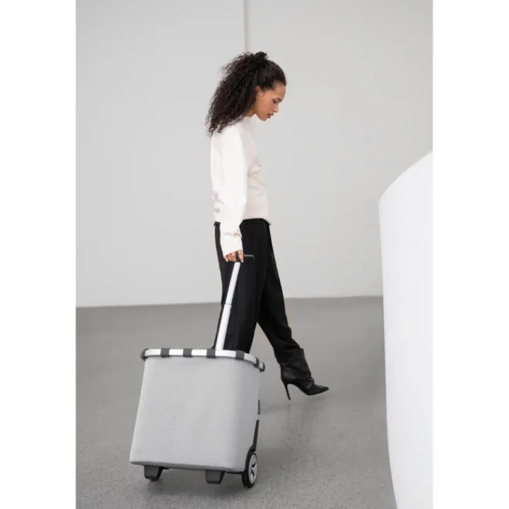 Boodschappen Trolleys|Reistrolleys>Reisenthel Shopping Carrycruiser herringbone grey
