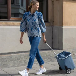 Boodschappen Trolleys|Reistrolleys>Reisenthel Shopping Carrycruiser frame leo macchiato