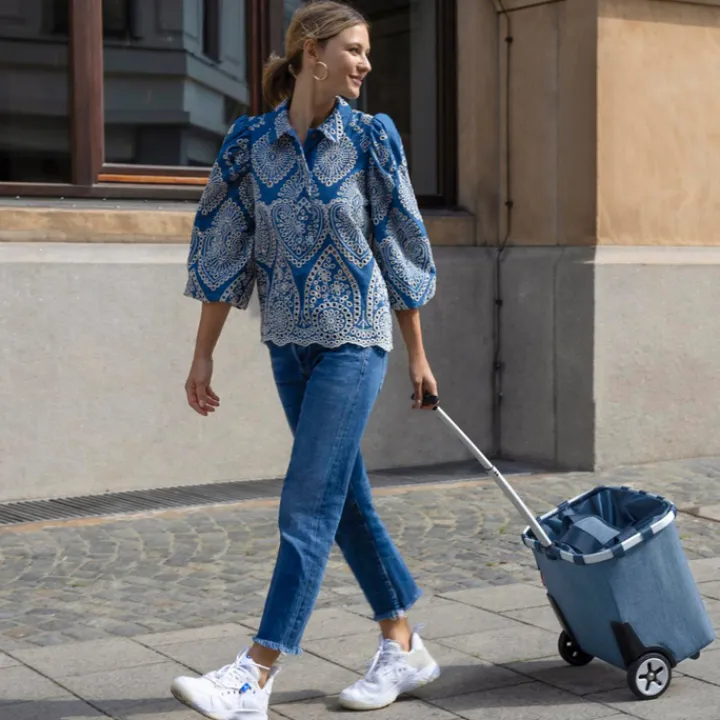 Boodschappen Trolleys|Reistrolleys>Reisenthel Shopping Carrycruiser frame leo macchiato
