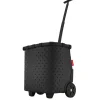 Boodschappen Trolleys|Reistrolleys>Reisenthel Shopping Carrycruiser Frame glossy dots black